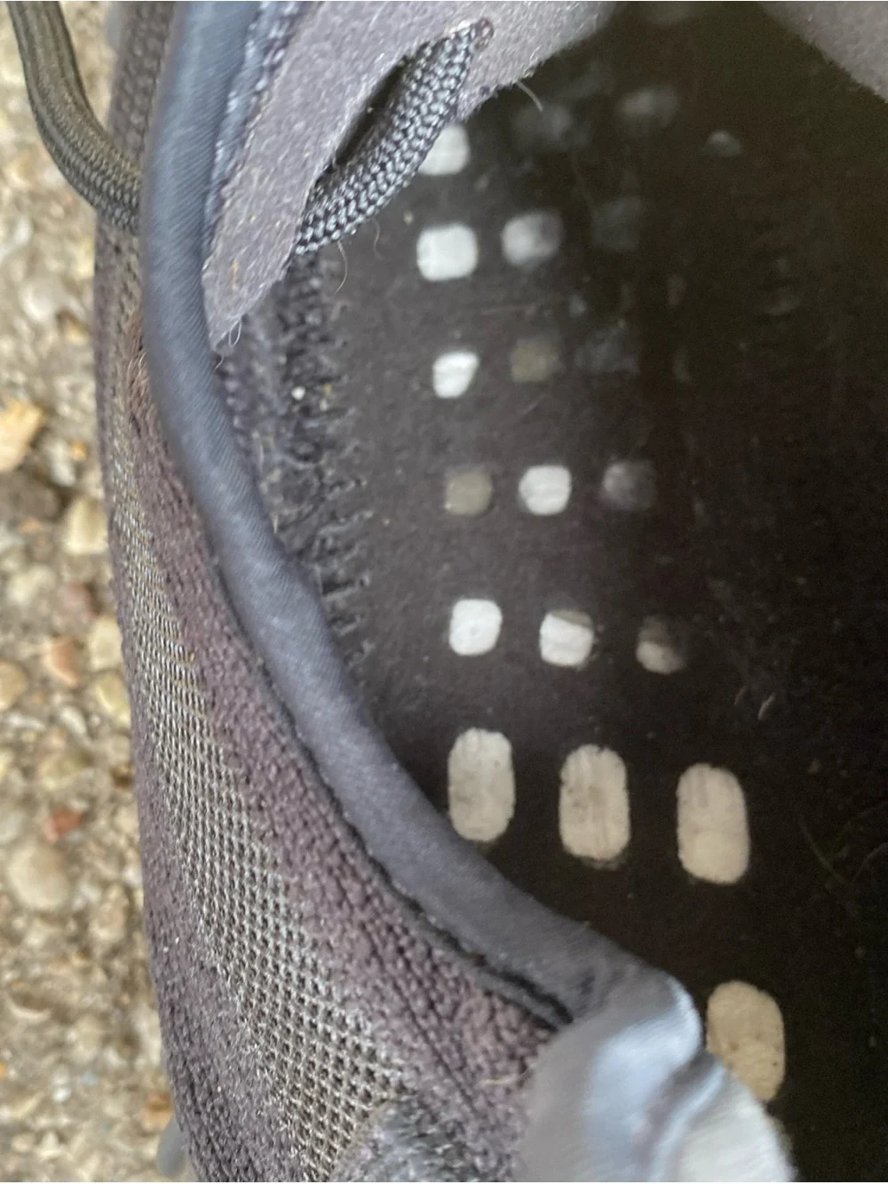 adidas Men's All-Black Knit Lace-Up Sneakers